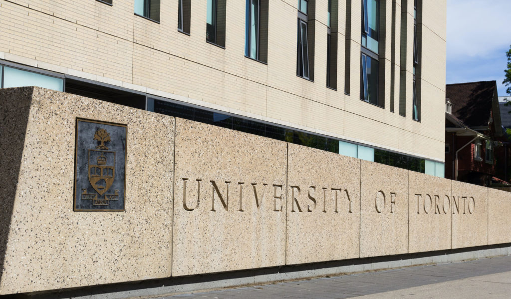 University of Toronto sign